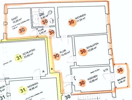 Wohnung zur Miete 535 € 3 Zimmer 76,6 m²<br/>Wohnfläche 2.<br/>Geschoss 01.03.2025<br/>Verfügbarkeit Brunnerstr.2 Jordanstraße Magdeburg 39112