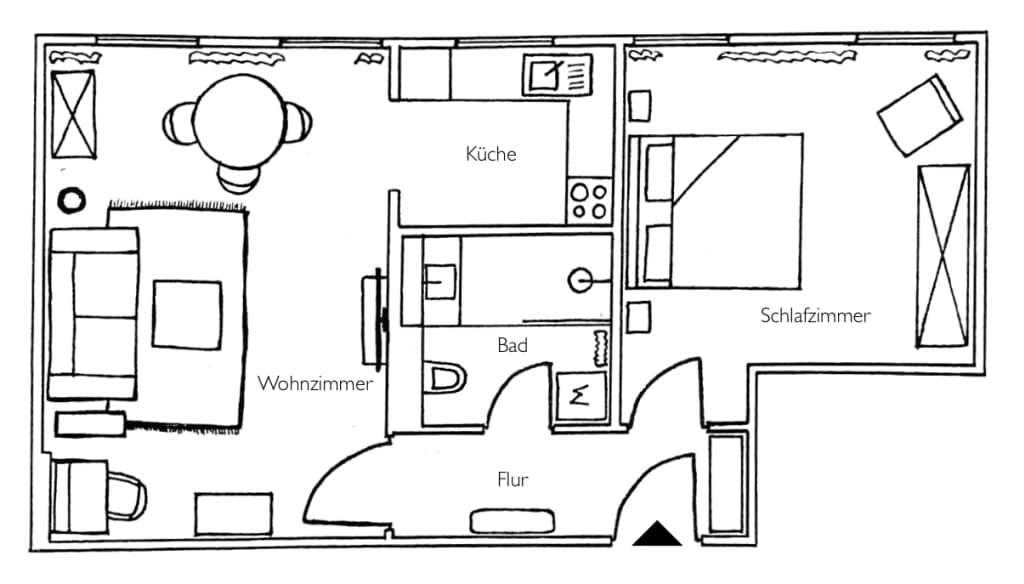 Wohnung zur Miete Wohnen auf Zeit 1.690 € 2 Zimmer 52 m²<br/>Wohnfläche 06.06.2025<br/>Verfügbarkeit Chausseestr Mitte Berlin 10115