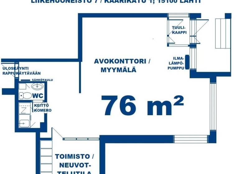Bürofläche zum Kauf 59.000 € Lahti 15100