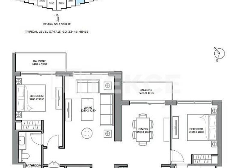 Wohnung zum Kauf 481.000 € 2 Zimmer 72 m² 1. Geschoss Dubai