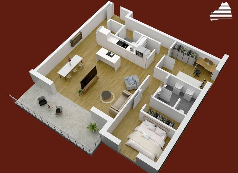 Wohnung zum Kauf - Erstbezug 604.000 € 4 Zimmer 121 m² EG frei ab 30.09.2027 Rodenbacher Straße 38 Alzenau 63755