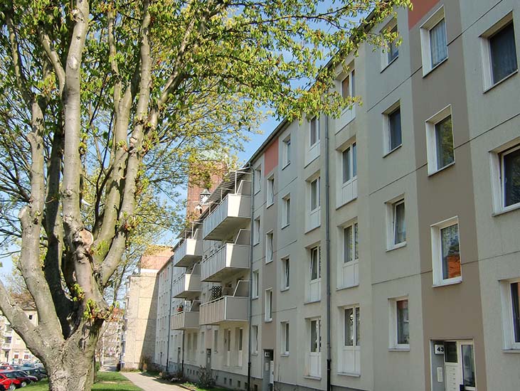 Wohnung zur Miete 415 € 3 Zimmer 55,7 m²<br/>Wohnfläche 3.<br/>Geschoss 01.03.2025<br/>Verfügbarkeit Geschwister-Scholl-Straße 43 Prenzlau Prenzlau 17291