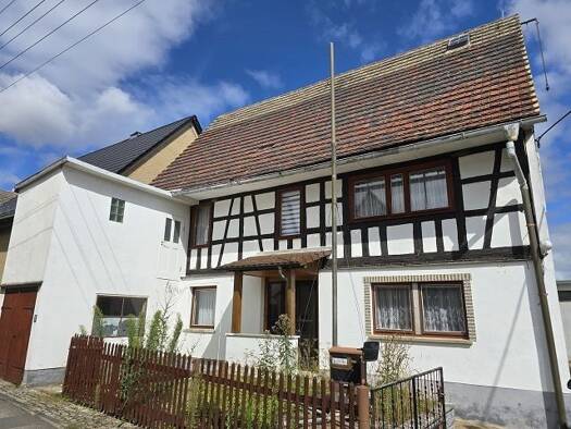 Einfamilienhaus zum Kauf 95.000 € 5 Zimmer 148 m² 476 m² Grundstück frei ab sofort Fachwerkgasse 7 Kostitz Starkenberg 04617