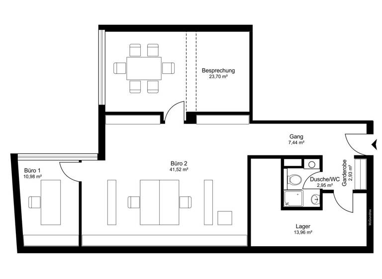 Bürofläche zur Miete 12 € 79,8 m² Bürofläche Feldkirch 6800