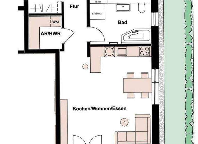Wohnung zum Kauf - Erstbezug provisionsfrei 498.000 € 3 Zimmer 83,9 m² EG Alte Reutstraße 135 Ronhof Fürth 90765