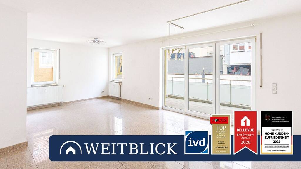 Wohnung zum Kauf 389.000 € 4 Zimmer 99 m² 2. Geschoss Mitte Ludwigsburg 71634