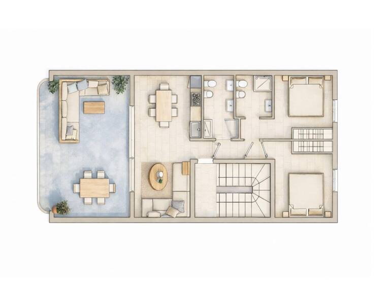 Wohnung zum Kauf 330.000 € 95 m² Lotzorai 08040