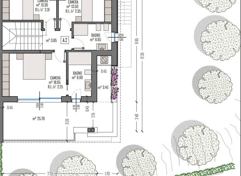 Reihenendhaus zum Kauf - Erstbezug provisionsfrei 1.590.000 € 4 Zimmer 163,3 m² 307,4 m² Grundstück Via Emilio Salgari Garda 37016