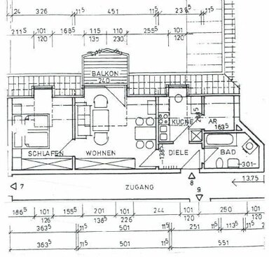 Wohnung zur Miete 390 € 2 Zimmer 53,6 m² 2. Geschoss frei ab 01.05.2025 Christian-Kreuzer Str. 10 Altenstadt Altenstadt a.d.Waldnaab 92665