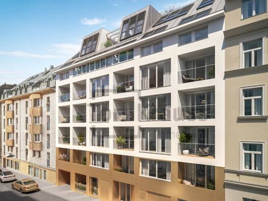 Terrassenwohnung zum Kauf - Neubau 1.666.900 € 3 Zimmer 98,8 m² 1. Geschoss Wien(Stadt) 1040