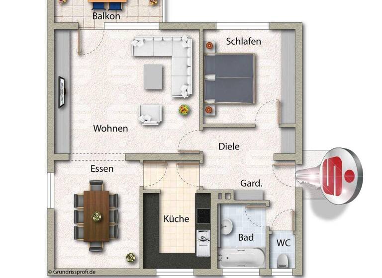 Wohnung zum Kauf 210.000 € 2,5 Zimmer 81,6 m² Eschenbach 73107