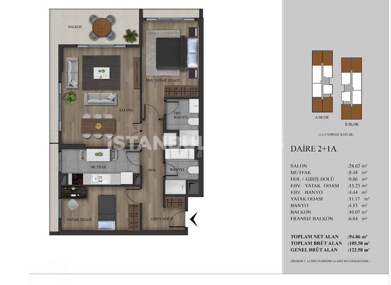 Maisonette zum Kauf 475.000 € 3 Zimmer 139 m² EG Istanbul 34406