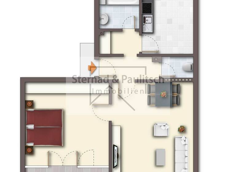 Wohnung zum Kauf 142.000 € 2 Zimmer 54 m² Jakomini Graz 8010