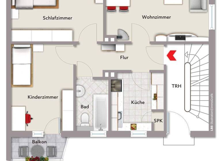 Wohnung zum Kauf 149.900 € 3 Zimmer 69 m² 1. Geschoss Berghausen Gummersbach 51647