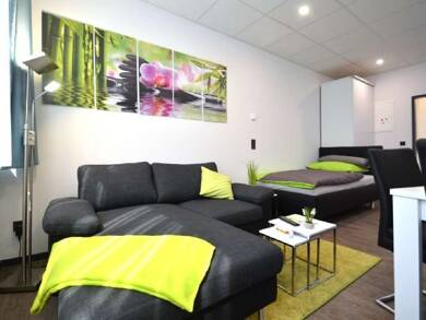 Studio zur Miete Wohnen auf Zeit 1.245 € 1 Zimmer 24 m² frei ab sofort Kaiserstraße 73 Offenbach am Main Offenbach am Main 63065