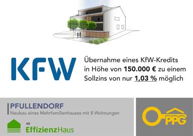 Wohnung zum Kauf provisionsfrei als Kapitalanlage geeignet 439.000 € 3 Zimmer 97,4 m² Obere Bussen  1 Pfullendorf Pfullendorf 88630