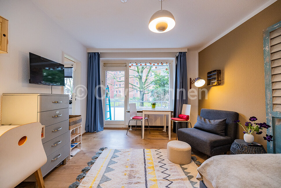 Wohnung zur Miete Wohnen auf Zeit 990 € 1 Zimmer 28 m²<br/>Wohnfläche 06.01.2025<br/>Verfügbarkeit Wiesingerweg Lokstedt Hamburg 20253