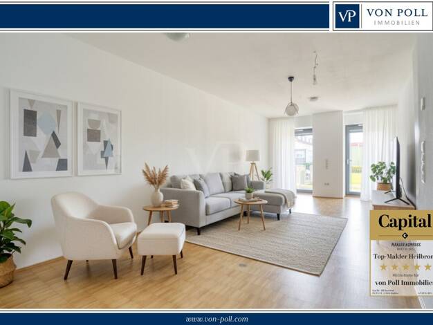 Wohnung zum Kauf 326.000 € 2 Zimmer 72,7 m² Heilbronn 74072