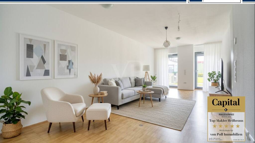 Wohnung zum Kauf 326.000 € 2 Zimmer 72,7 m² Heilbronn 74072