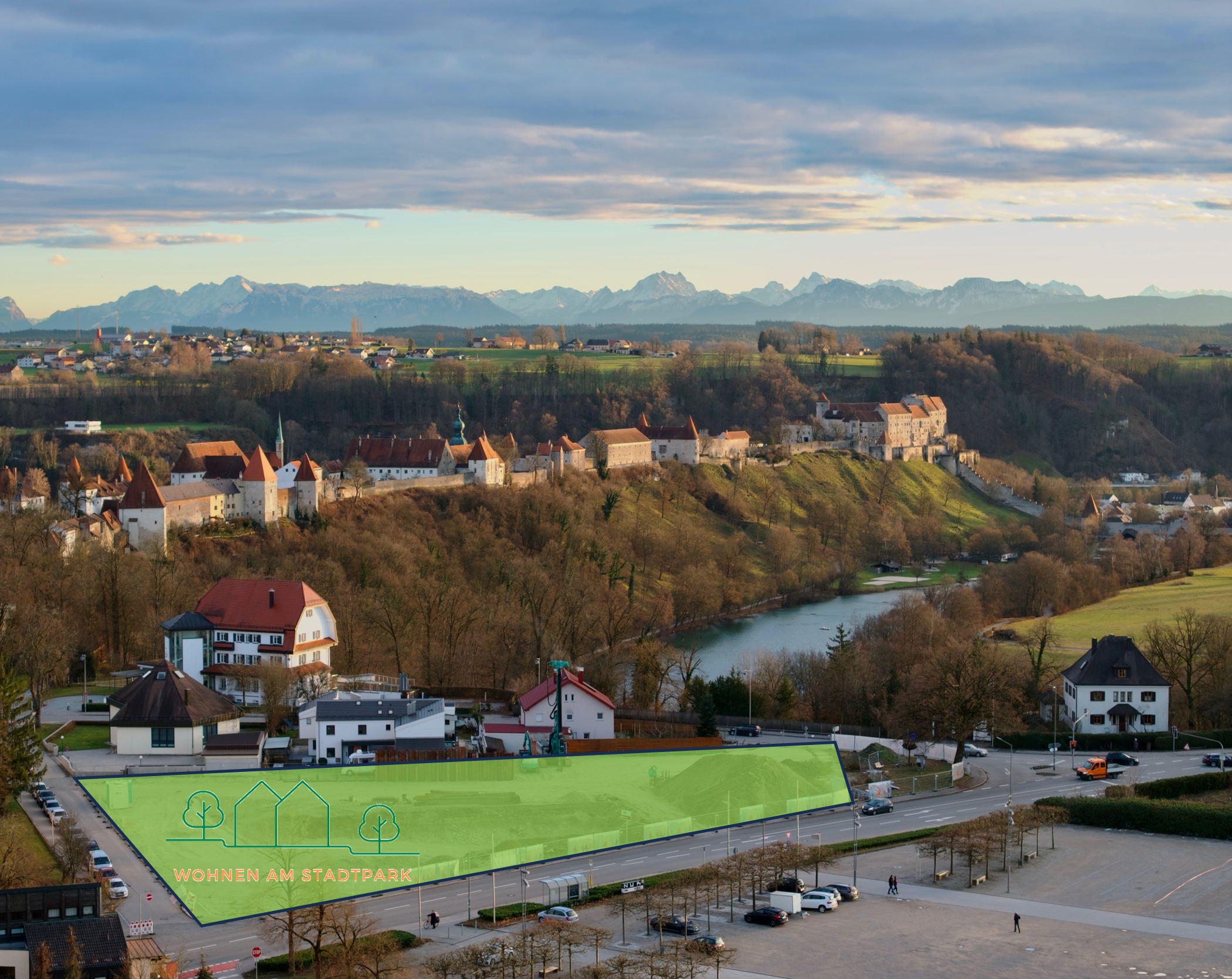 Penthouse zum Kauf provisionsfrei als Kapitalanlage geeignet 1.094.000 € 4 Zimmer 154 m²<br/>Wohnfläche Unghauser Straße 10 Burghausen Burghausen 84489