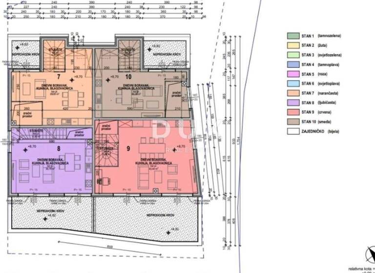 Wohnung zum Kauf 322.714 € 2 Zimmer 87 m² 2. Geschoss Povljana