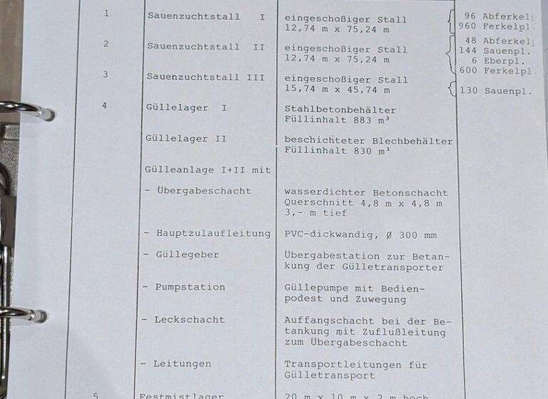 Land-/Forstwirtschaft zur Miete provisionsfrei 785 € Klossaer Straße 48 Klossa 06917
