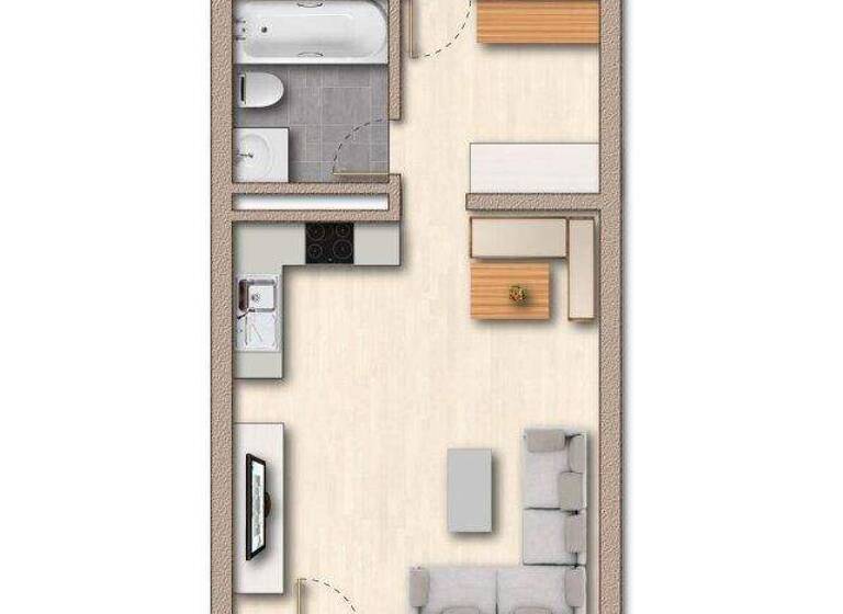 Studio zum Kauf 130.000 € 1 Zimmer 31,5 m² 1. Geschoss Haiden 4820