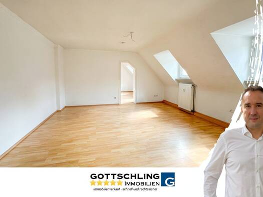 Wohnung zur Miete 530 € 3 Zimmer 59 m² Dachgeschoss Mülheimerstr 130 Frohnhausen Essen 45145