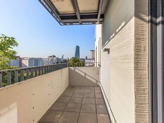 Wohnung zur Miete 880 € 1 Zimmer 29,1 m² 3. Geschoss frei ab 01.03.2026 Ostparkstraße 45 Ostend Frankfurt a. M. 60385