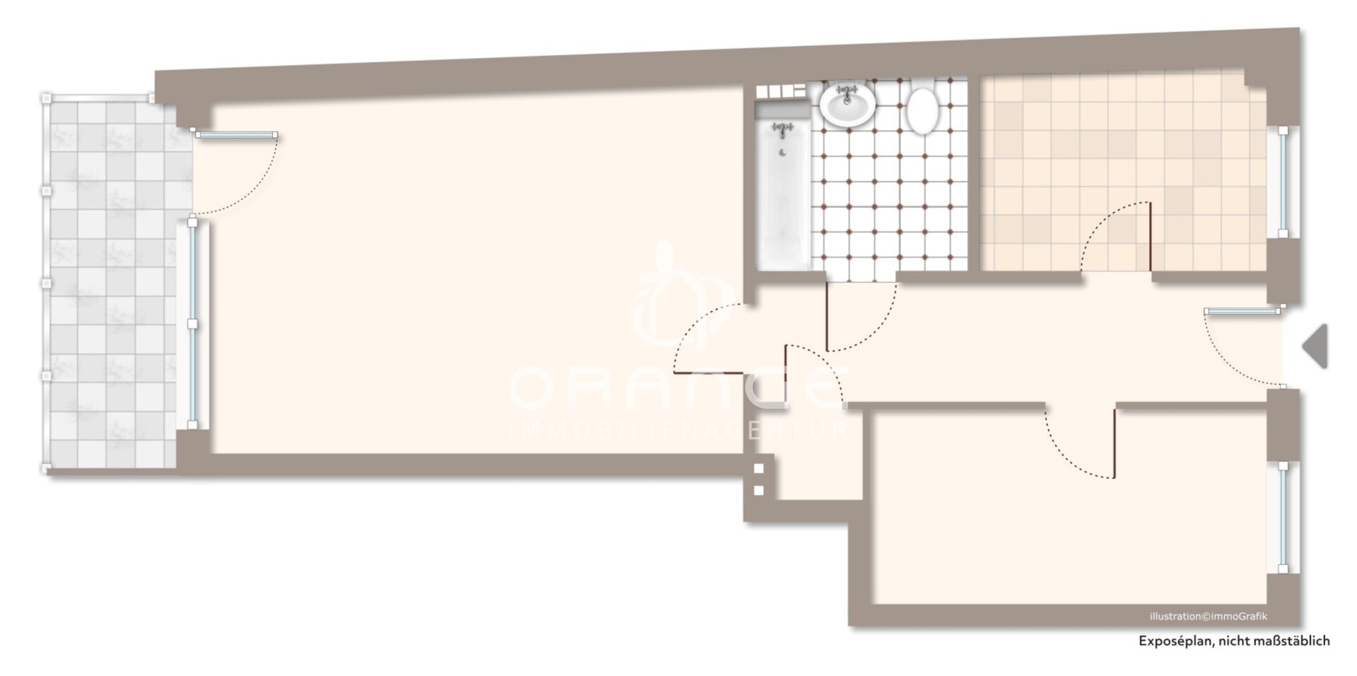 Wohnung zum Kauf 235.000 € 1,5 Zimmer 53 m²<br/>Wohnfläche Groß Borstel Hamburg Groß Borstel 22335