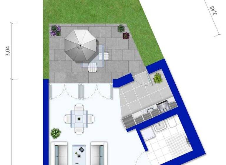 Wohnung zum Kauf - Erstbezug provisionsfrei 466.000 € 2 Zimmer 59,9 m² Botnang Stuttgart 70195