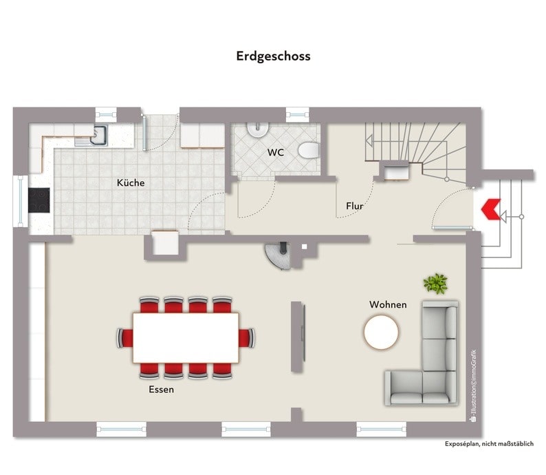 Einfamilienhaus zum Kauf 479.000 € 3 Zimmer 110 m²<br/>Wohnfläche 672 m²<br/>Grundstück Biemenhorst Bocholt 46395