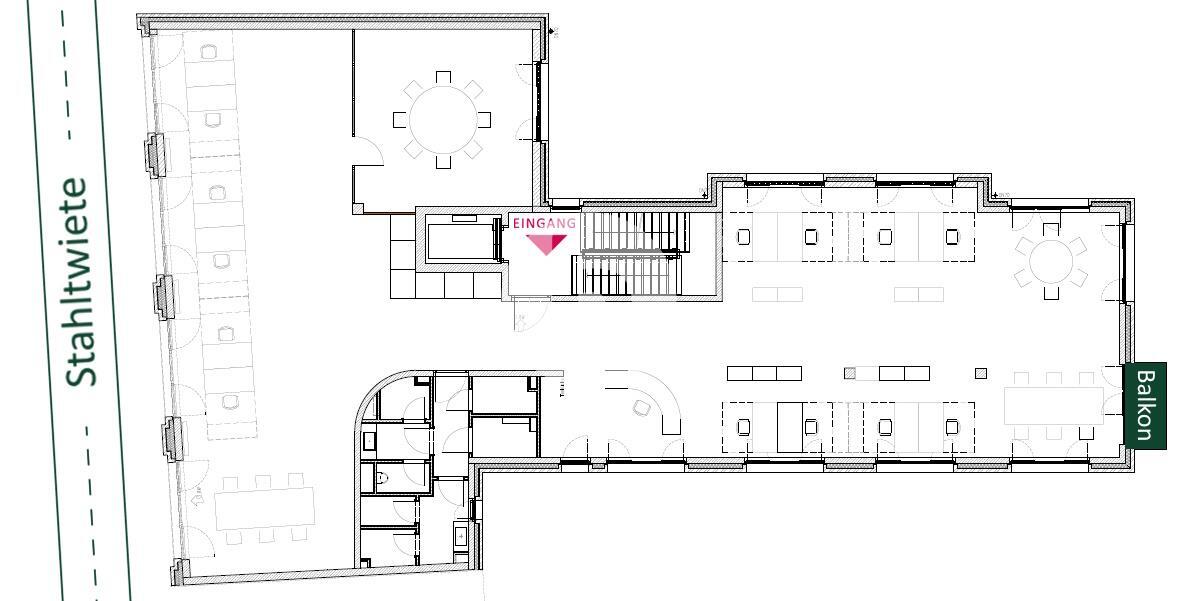 Bürogebäude zur Miete provisionsfrei 18,50 € 348 m²<br/>Bürofläche Bahrenfeld Hamburg 22761