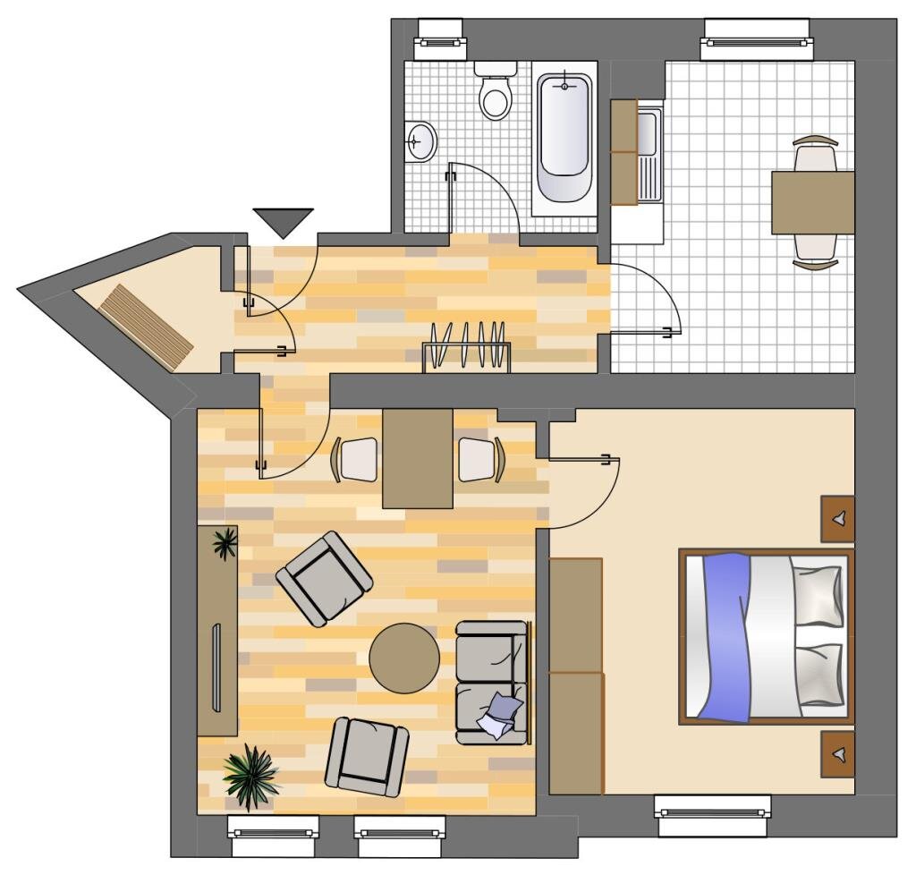 Wohnung zur Miete 439 € 2,5 Zimmer 54,5 m²<br/>Wohnfläche EG<br/>Geschoss 06.03.2025<br/>Verfügbarkeit Uranusstraße 29 Bövinghausen Dortmund 44388