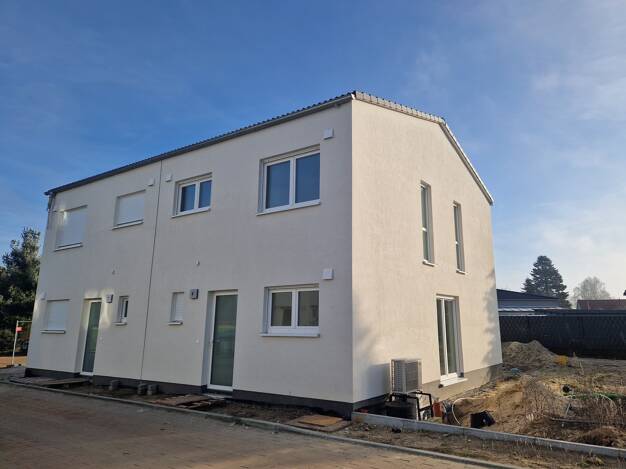 Doppelhaushälfte zur Miete - Neubau 1.500 € 4 Zimmer 104 m² 250 m² Grundstück Skabyer Weg Friedersdorf Heidesee 15754