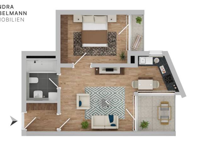 Wohnung zum Kauf als Kapitalanlage geeignet 119.000 € 2 Zimmer 41,6 m² Künzelsau Künzelsau 74653