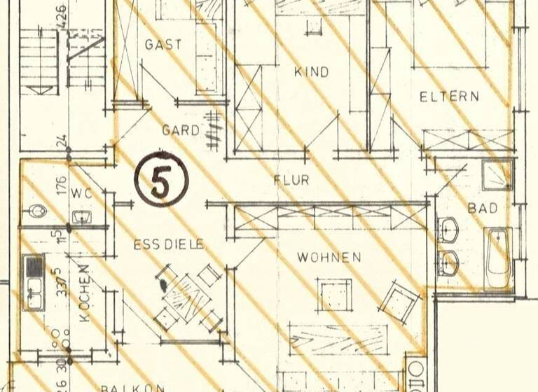 Wohnung zum Kauf 278.000 € 4,5 Zimmer 107,6 m²<br/>Wohnfläche 2.<br/>Geschoss Rietheim Rietheim-Weilheim 78604