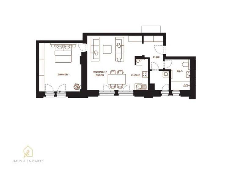 Wohnung zur Miete 877 € 2 Zimmer 70,1 m² frei ab sofort Barmen Wuppertal 42281