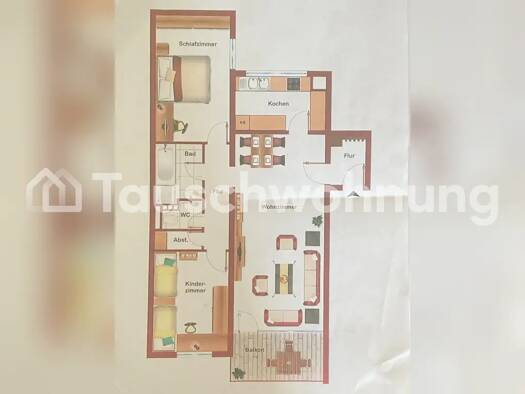 Wohnung zur Miete Tauschwohnung 850 € 3,5 Zimmer 84 m² Kornwestheim 70806