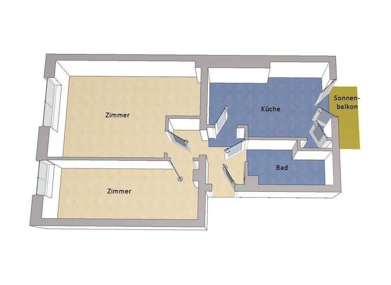 Wohnung zum Kauf 199.000 € 2 Zimmer 52 m² Baumschulenweg Berlin 12437