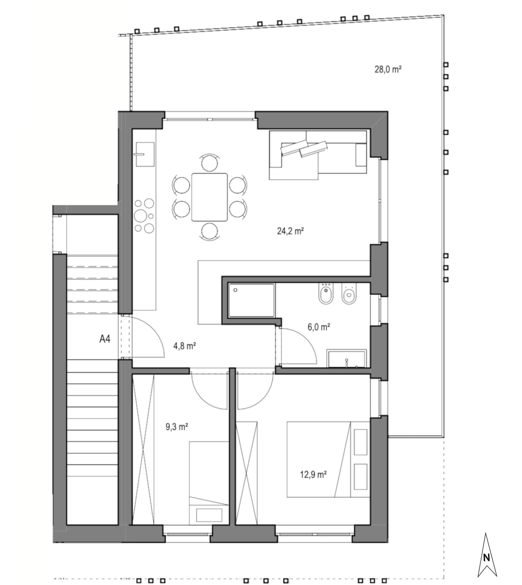 Wohnung zum Kauf 597.000 € 3 Zimmer 57,2 m²<br/>Wohnfläche 1.<br/>Geschoss Straße S. Antone St. Martin in Thurn 39030