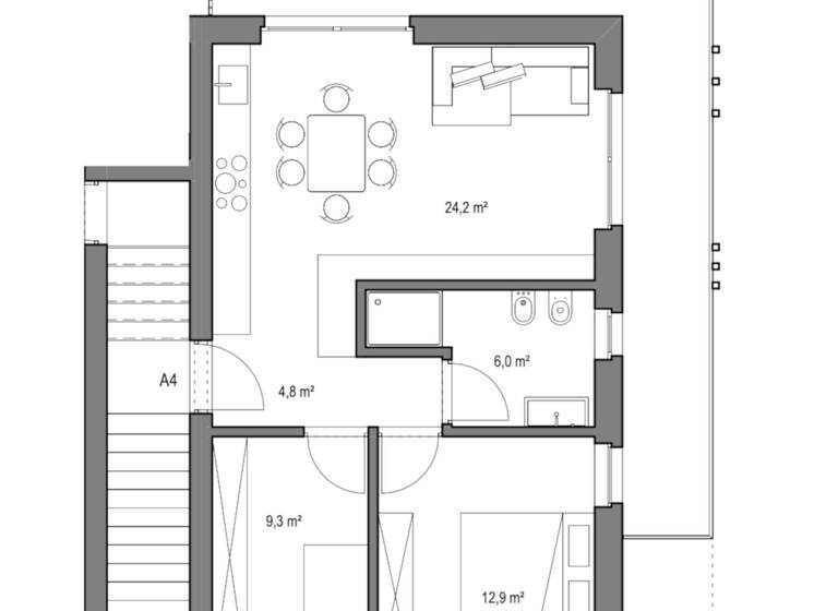 Wohnung zum Kauf 520.000 € 3 Zimmer 57,2 m² 1. Geschoss Straße S. Antone St. Martin in Thurn 39030