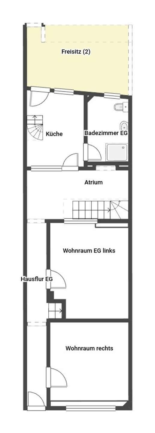 Reihenmittelhaus zum Kauf provisionsfrei 199.000 € 7 Zimmer 101 m²<br/>Wohnfläche 91 m²<br/>Grundstück Waldniel Schwalmtal 41366