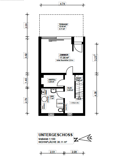 Haus zum Kauf 290.000 € 4 Zimmer 103 m²<br/>Wohnfläche 209 m²<br/>Grundstück Donnerstedter Weg 26 Kattenesch Bremen 28277