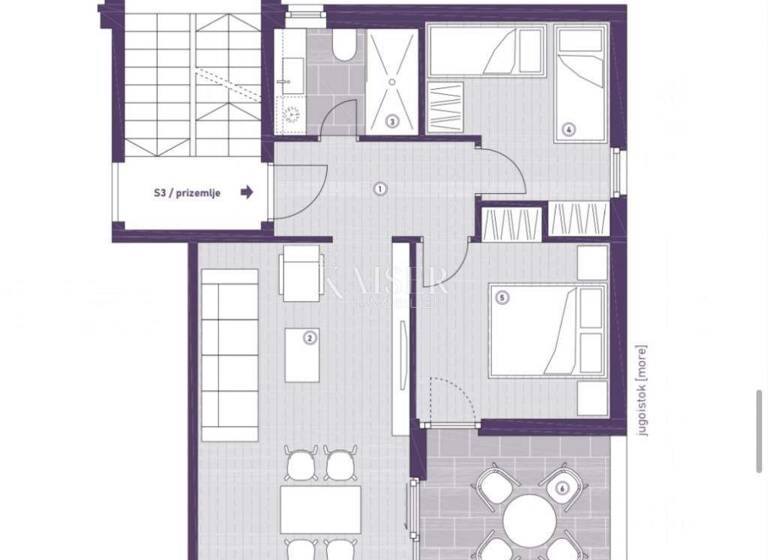 Wohnung zum Kauf 229.287 € 3 Zimmer 65 m² Sveti Petar na Moru, Sveti Filip I Jakov Sveti Filip i Jakov