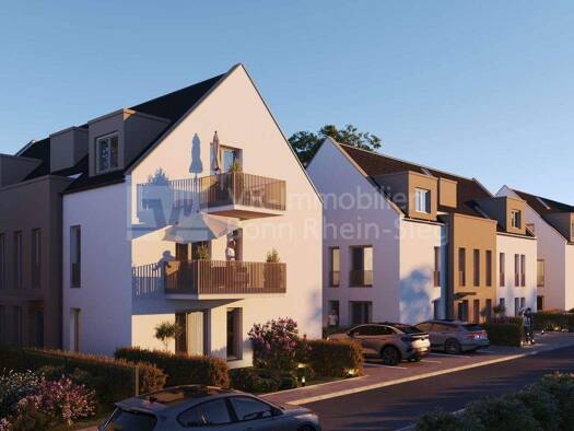Wohnung zum Kauf - Erstbezug provisionsfrei 289.500 € 2 Zimmer 54,4 m² Binger Straße 48 Rheidt Niederkassel 53859