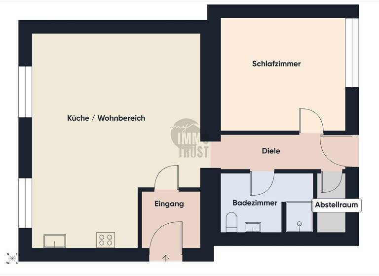 Wohnung zum Kauf 279.000 € 2 Zimmer 85 m² EG Rastatt 76437