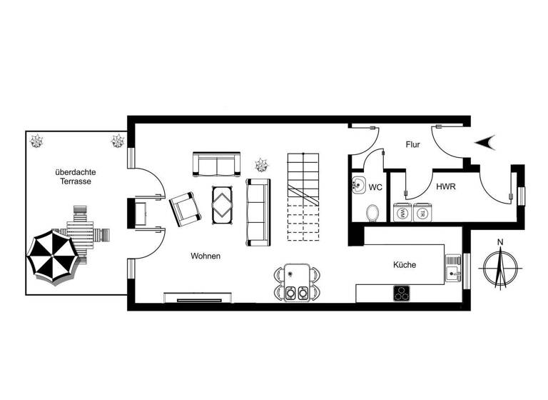 Reihenendhaus zum Kauf 449.000 € 4 Zimmer 137,7 m² 229 m² Grundstück Brinckmansdorf Rostock 18055