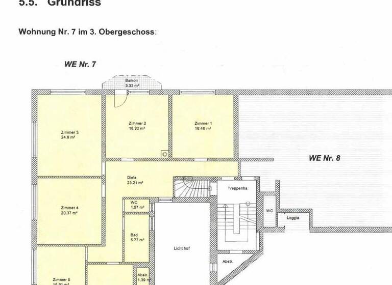 Wohnung zum Kauf 295.000 € 5 Zimmer 142 m²<br/>Wohnfläche 3.<br/>Geschoss ab sofort<br/>Verfügbarkeit Nordstadt Pforzheim 75177