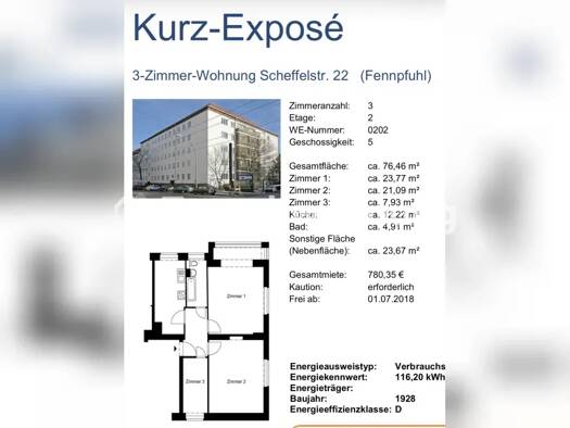 Wohnung zur Miete Tauschwohnung 760 € 3 Zimmer 74 m² 2. Geschoss Alt-Hohenschönhausen Berlin 10367